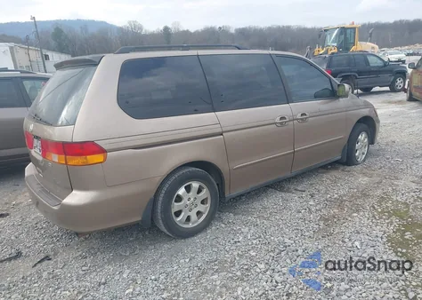 2004 Honda Odyssey Ex-L z USA, uszkodzony, nr VIN 5FNRL18944B059387